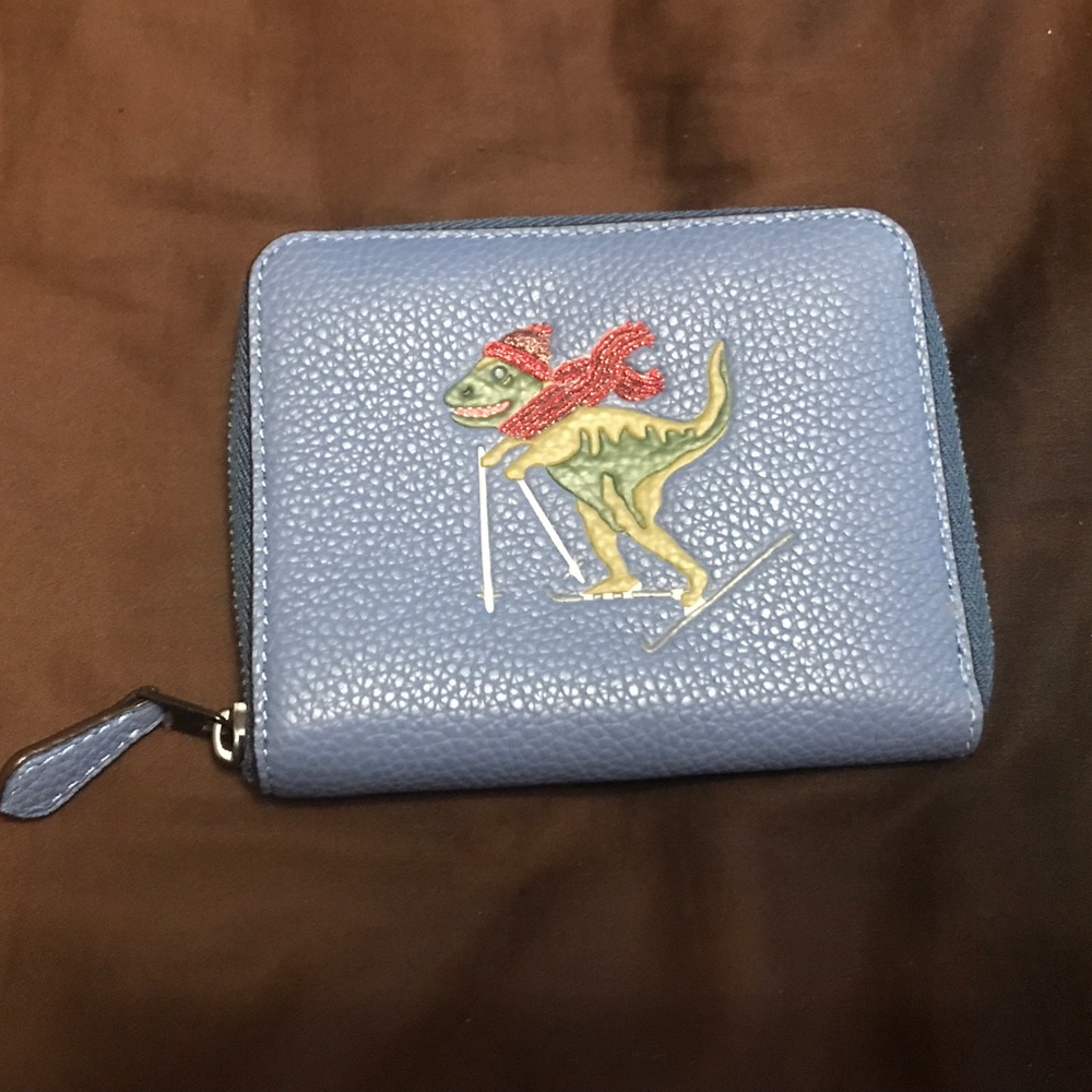 Coach Holiday Rexy Dinosaur Billfold Wallet - Picture 3 of 4